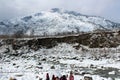 Mountain and tree of Manali Himachal Pradesh Town in India